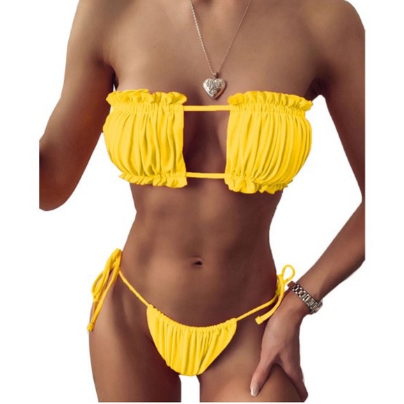 SHEIN Yellow Bikini☀️ - Picture 3 of 7